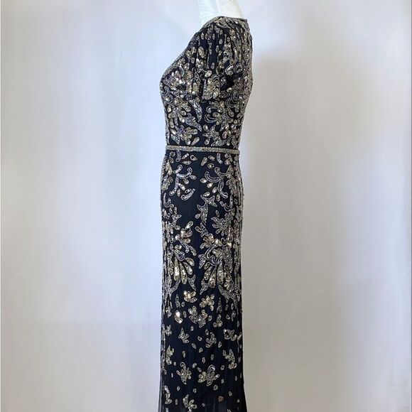 Mac Duggal Embellished Midi-Dress size 6 - Picture 9 of 15